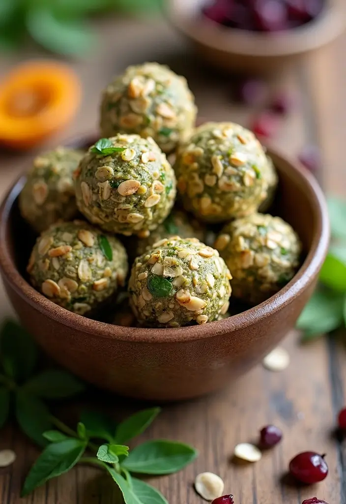 25 Recipes with Pesto Sauce That Brighten Any Meal 165 25 Recipes with Pesto Sauce That Brighten Any Meal - 25. Pesto Energy Balls