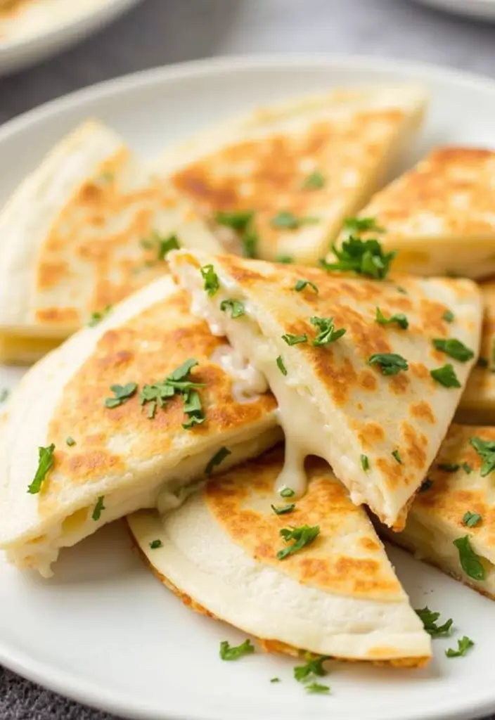 25 Recipes with Rao’s Alfredo Sauce That Taste Gourmet 77 25 Recipes with Rao’s Alfredo Sauce That Taste Gourmet - 13. Chicken Alfredo Quesadillas