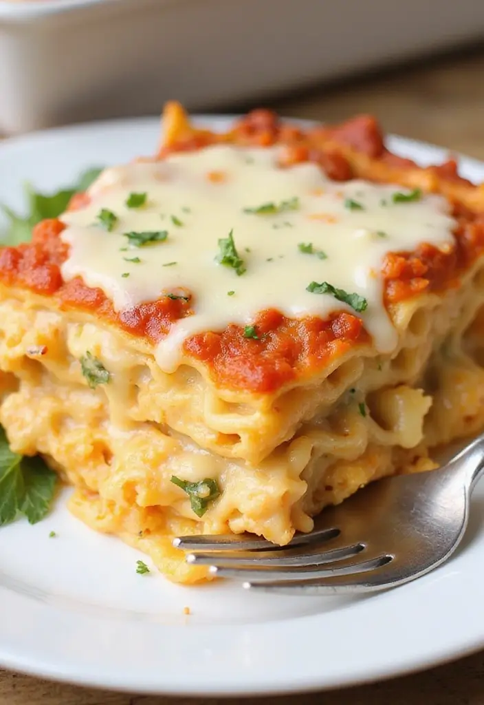 25 Recipes with Rao’s Alfredo Sauce That Taste Gourmet 84 25 Recipes with Rao’s Alfredo Sauce That Taste Gourmet - 14. Alfredo Lasagna
