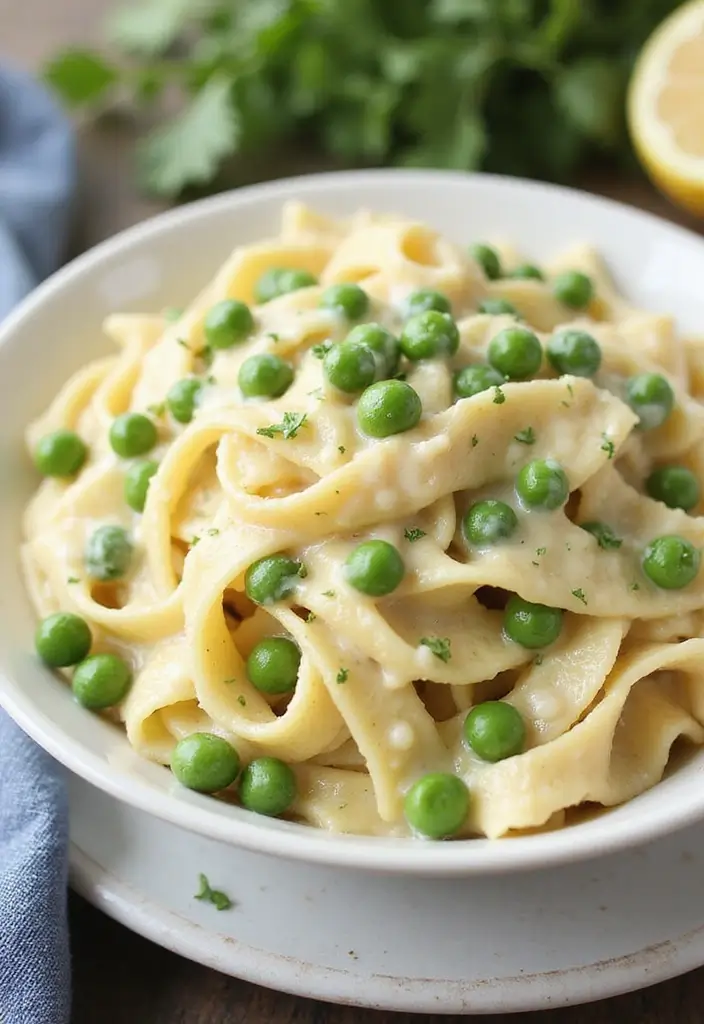 25 Recipes with Rao’s Alfredo Sauce That Taste Gourmet 147 25 Recipes with Rao’s Alfredo Sauce That Taste Gourmet - 23. Alfredo and Peas Pasta