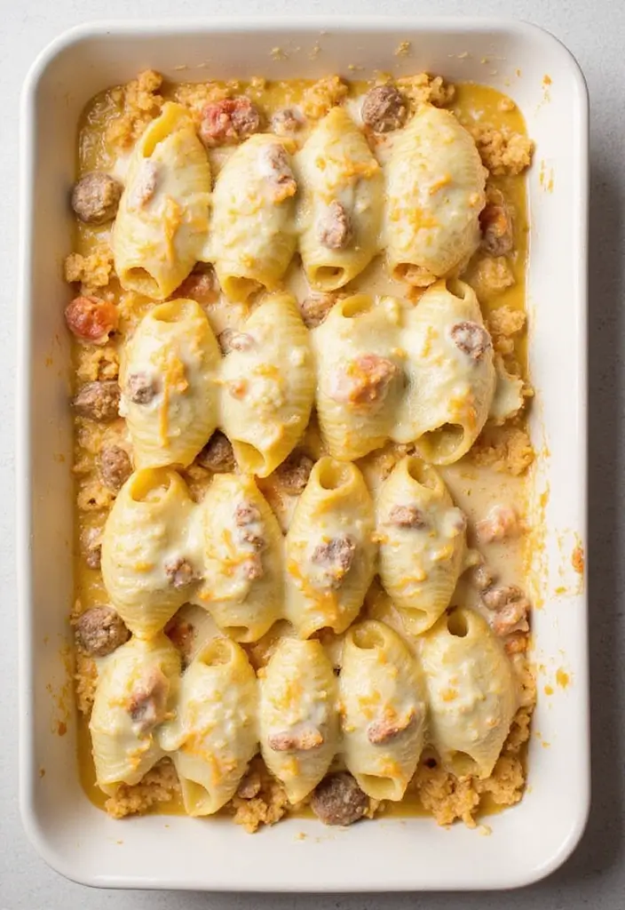25 Recipes with Rao’s Alfredo Sauce That Taste Gourmet 154 25 Recipes with Rao’s Alfredo Sauce That Taste Gourmet - 24. Alfredo and Sausage Stuffed Shells