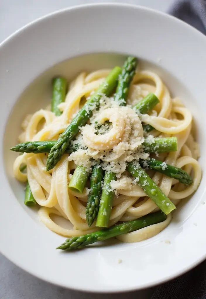 25 Recipes with Rao’s Alfredo Sauce That Taste Gourmet 161 25 Recipes with Rao’s Alfredo Sauce That Taste Gourmet - 25. Alfredo and Asparagus Pasta