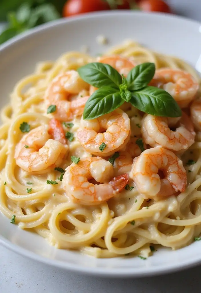 25 Recipes with Rao’s Alfredo Sauce That Taste Gourmet 13 25 Recipes with Rao’s Alfredo Sauce That Taste Gourmet - 3. Shrimp Alfredo Pasta