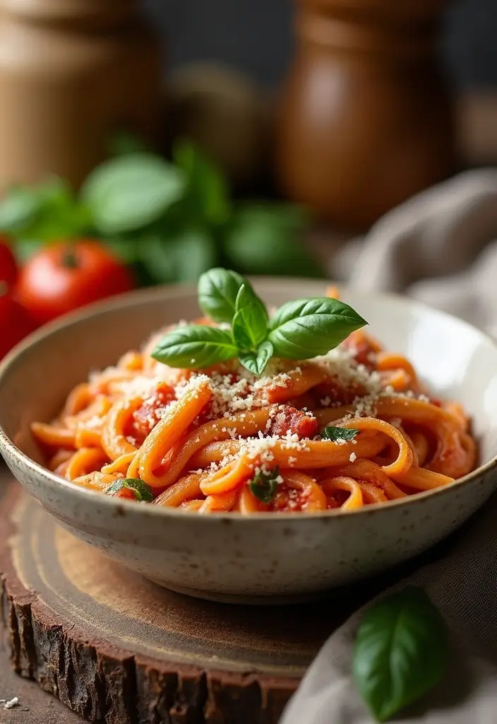 25 Recipes with Spaghetti Sauce for Family Favorites 63 25 Recipes with Spaghetti Sauce for Family Favorites - 11. Creamy Tomato Basil Pasta