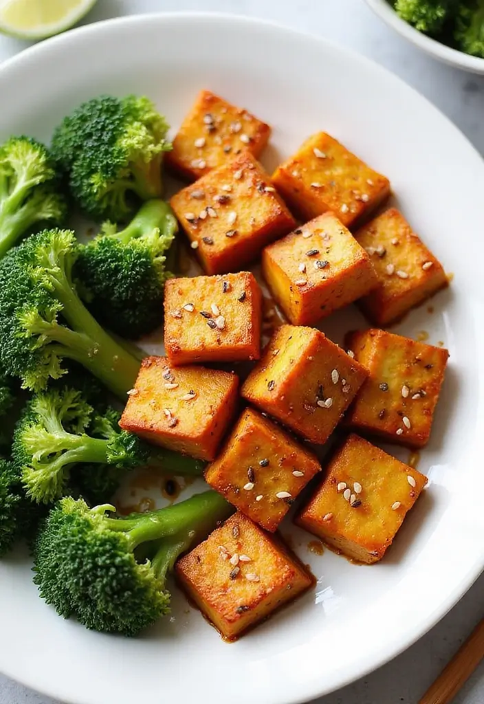 25 Recipes with Sweet Chili Sauce for Easy Dinners 8 25 Recipes with Sweet Chili Sauce for Easy Dinners - 2. Sweet Chili Tofu with Sesame Broccoli