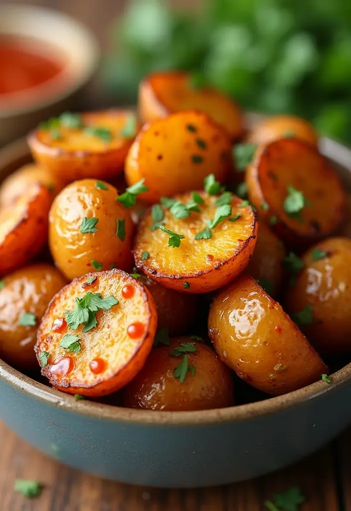 25 Recipes with Sweet Chili Sauce for Easy Dinners 141 25 Recipes with Sweet Chili Sauce for Easy Dinners - 23. Sweet Chili Roasted Potatoes