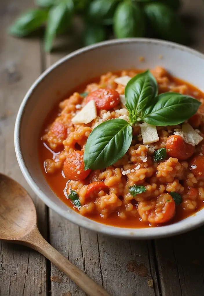 25 Recipes with Tomato Sauce That Never Go Out of Style 56 25 Recipes with Tomato Sauce That Never Go Out of Style - 10. Tomato Risotto