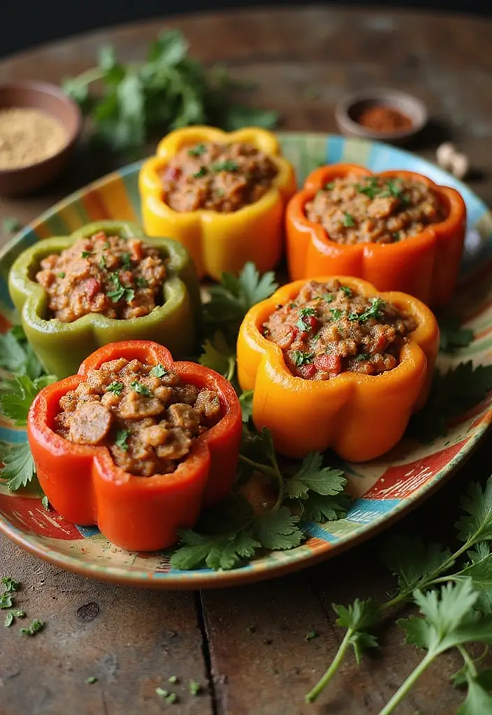 25 Recipes with Tomato Sauce That Never Go Out of Style 20 25 Recipes with Tomato Sauce That Never Go Out of Style - 4. Stuffed Bell Peppers
