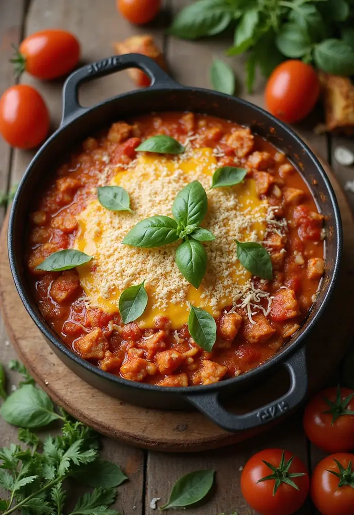 25 Rice and Spaghetti Sauce Recipes for Simple Weeknight Meals 1 25 Rice and Spaghetti Sauce Recipes for Simple Weeknight Meals - 1. One-Pot Cheesy Rice with Marinara Sauce