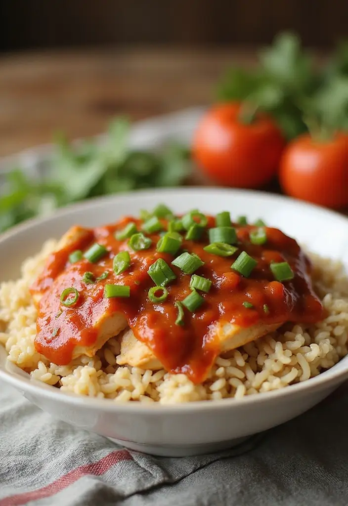 25 Rice and Spaghetti Sauce Recipes for Simple Weeknight Meals 138 25 Rice and Spaghetti Sauce Recipes for Simple Weeknight Meals - 22. Ranch Chicken Rice Bowl