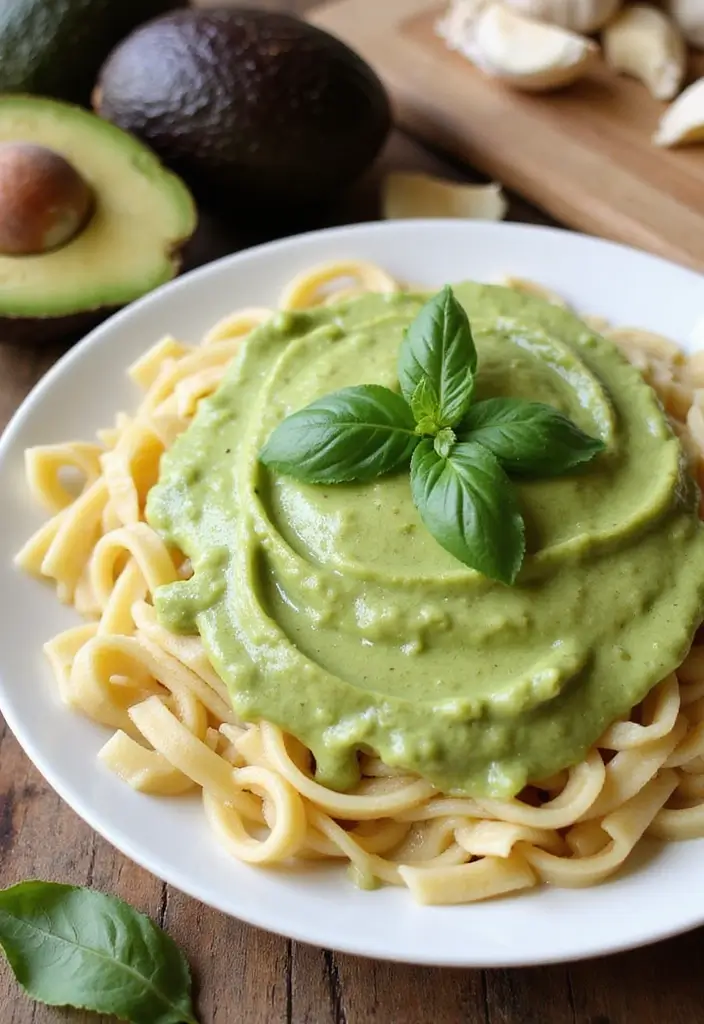 25 Veggie Pasta Sauce Recipes for a Healthy Twist 1 25 Veggie Pasta Sauce Recipes for a Healthy Twist - 1. Creamy Avocado Sauce