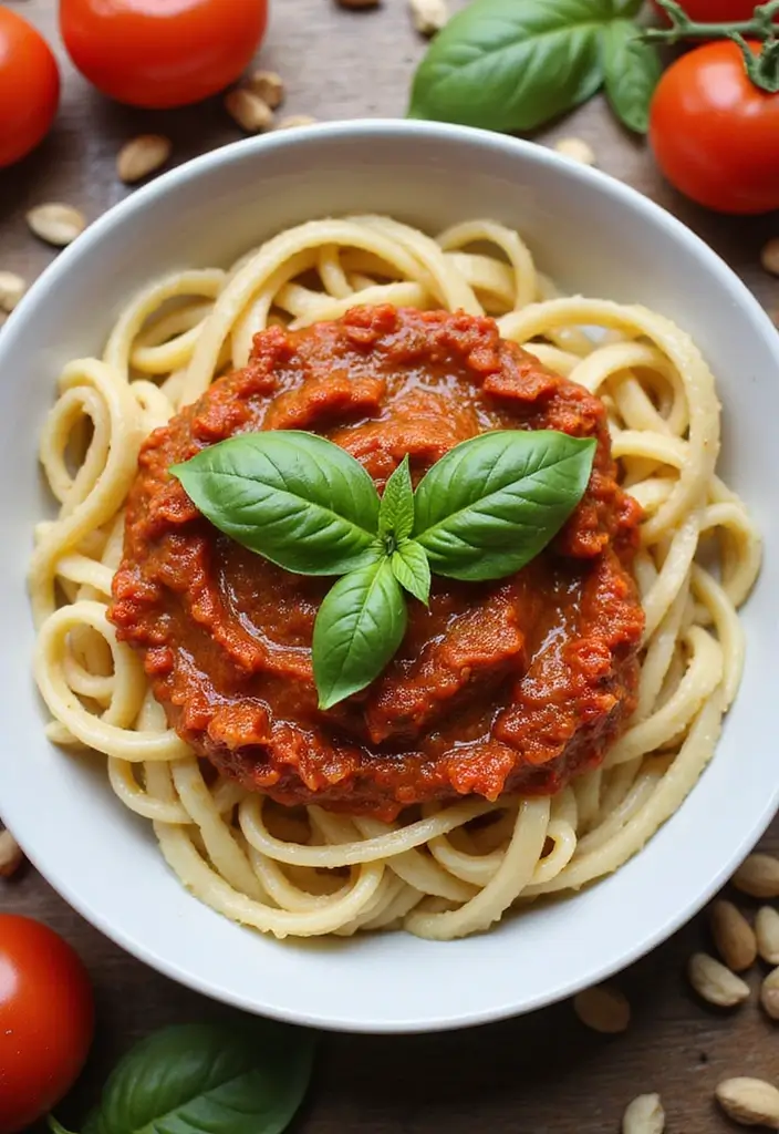 25 Veggie Pasta Sauce Recipes for a Healthy Twist 88 25 Veggie Pasta Sauce Recipes for a Healthy Twist - 14. Tomato Basil Pesto