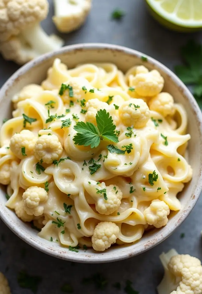 25 Veggie Pasta Sauce Recipes for a Healthy Twist 116 25 Veggie Pasta Sauce Recipes for a Healthy Twist - 18. Cauliflower Alfredo Sauce
