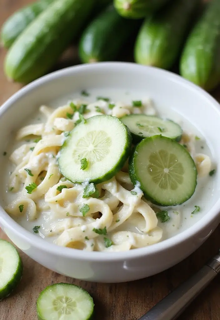 25 Veggie Pasta Sauce Recipes for a Healthy Twist 137 25 Veggie Pasta Sauce Recipes for a Healthy Twist - 21. Cucumber and Yogurt Sauce