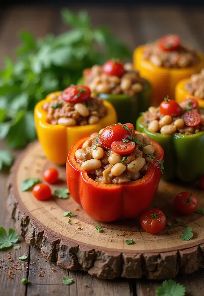 26 Beans in Tomato Sauce Recipes for Quick Comfort Meals 58 26 Beans in Tomato Sauce Recipes for Quick Comfort Meals - 10. Bean and Tomato Stuffed Peppers