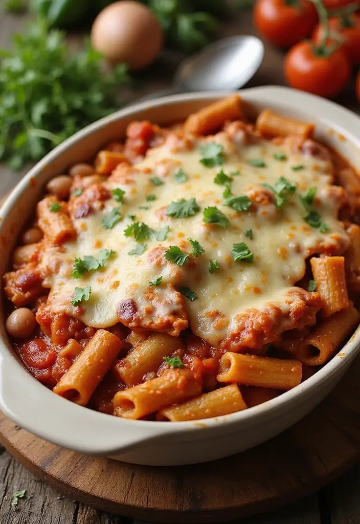 26 Beans in Tomato Sauce Recipes for Quick Comfort Meals 61 26 Beans in Tomato Sauce Recipes for Quick Comfort Meals - 11. Bean and Tomato Pasta Bake