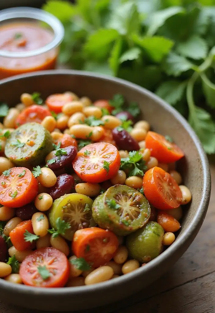 26 Beans in Tomato Sauce Recipes for Quick Comfort Meals 68 26 Beans in Tomato Sauce Recipes for Quick Comfort Meals - 12. Bean Salad with Tomato Dressing