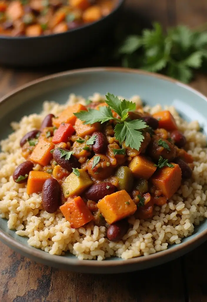 26 Beans in Tomato Sauce Recipes for Quick Comfort Meals 75 26 Beans in Tomato Sauce Recipes for Quick Comfort Meals - 13. Bean & Tomato Vegan Jambalaya