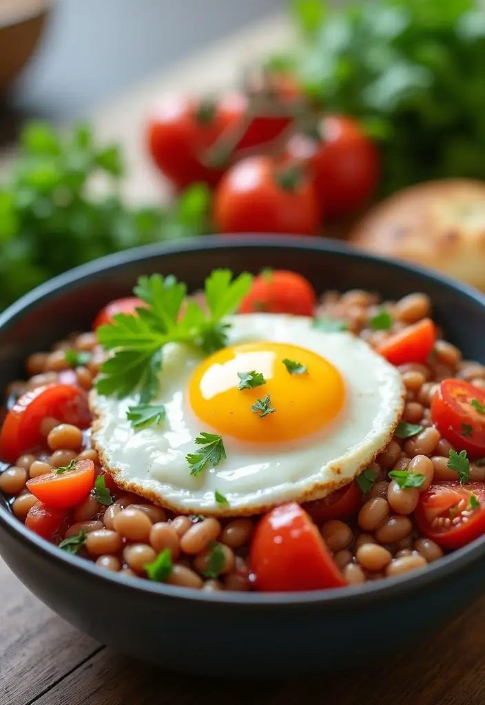 26 Beans in Tomato Sauce Recipes for Quick Comfort Meals 117 26 Beans in Tomato Sauce Recipes for Quick Comfort Meals - 19. Hearty Bean and Tomato Breakfast Bowl