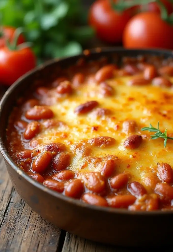 26 Beans in Tomato Sauce Recipes for Quick Comfort Meals 148 26 Beans in Tomato Sauce Recipes for Quick Comfort Meals - 24. Cheesy Bean and Tomato Bake