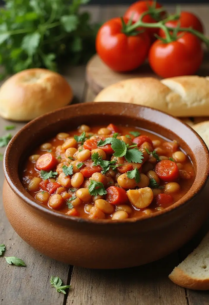 26 Beans in Tomato Sauce Recipes for Quick Comfort Meals 15 26 Beans in Tomato Sauce Recipes for Quick Comfort Meals - 3. Mediterranean Bean Stew