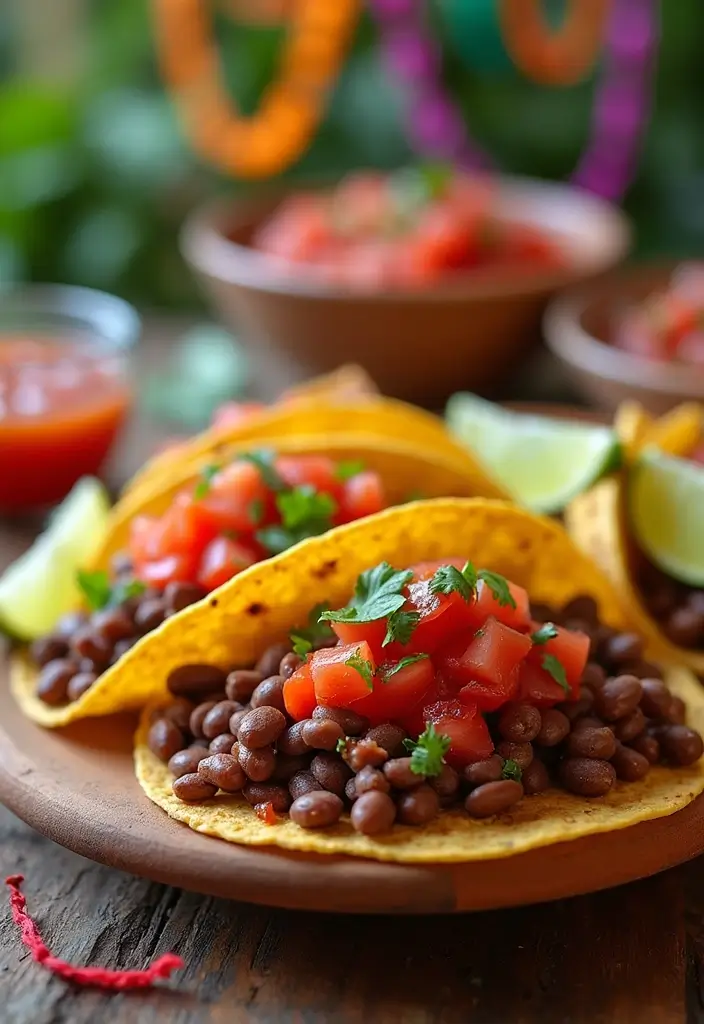 26 Beans in Tomato Sauce Recipes for Quick Comfort Meals 43 26 Beans in Tomato Sauce Recipes for Quick Comfort Meals - 7. Refried Bean Tacos with Tomato Salsa