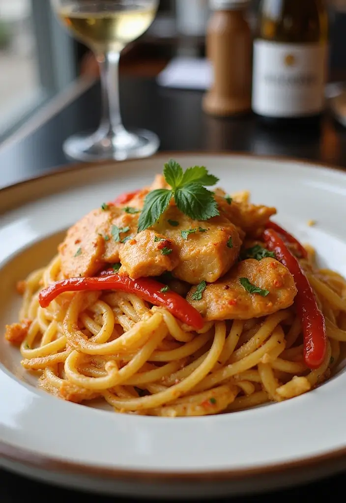 26 Chicken and Vodka Sauce Recipes with Restaurant Flavor 157 26 Chicken and Vodka Sauce Recipes with Restaurant Flavor - 25. Chicken Vodka Pasta with Roasted Red Peppers