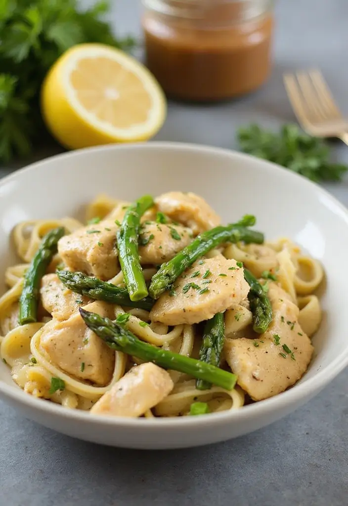 26 Chicken and Vodka Sauce Recipes with Restaurant Flavor 164 26 Chicken and Vodka Sauce Recipes with Restaurant Flavor - 26. Chicken Vodka Pasta with Asparagus