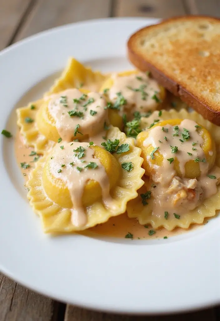 26 Chicken and Vodka Sauce Recipes with Restaurant Flavor 34 26 Chicken and Vodka Sauce Recipes with Restaurant Flavor - 6. Chicken Vodka Ravioli
