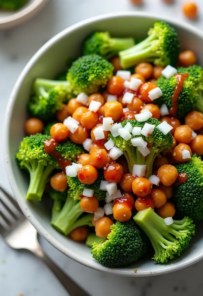 26 Recipes with Enchilada Sauce for Flavorful Mexican Meals 81 26 Recipes with Enchilada Sauce for Flavorful Mexican Meals - 13. Enchilada Sauce Broccoli Chickpea Salad