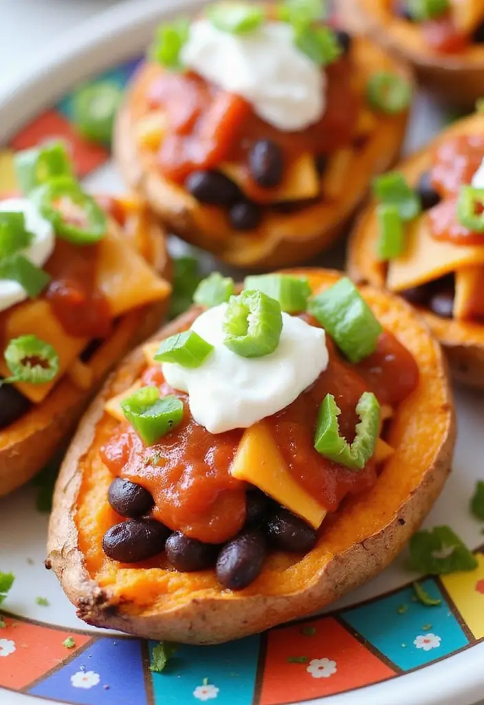 26 Recipes with Enchilada Sauce for Flavorful Mexican Meals 53 26 Recipes with Enchilada Sauce for Flavorful Mexican Meals - 9. Enchilada Sauce Sweet Potato Skins