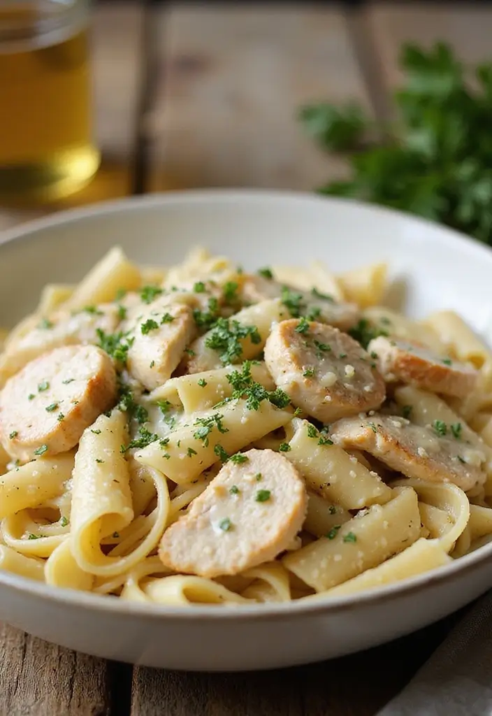 27 Chicken and Alfredo Sauce Recipes That Feel Like Comfort Food 1 27 Chicken and Alfredo Sauce Recipes That Feel Like Comfort Food - 1. Lightened-Up Chicken Alfredo Pasta