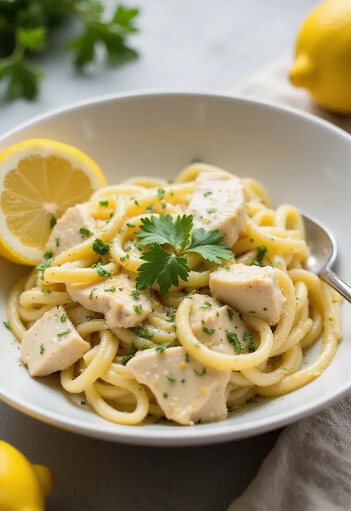 27 Chicken and Alfredo Sauce Recipes That Feel Like Comfort Food 61 27 Chicken and Alfredo Sauce Recipes That Feel Like Comfort Food - 11. Lemon Chicken Alfredo Pasta