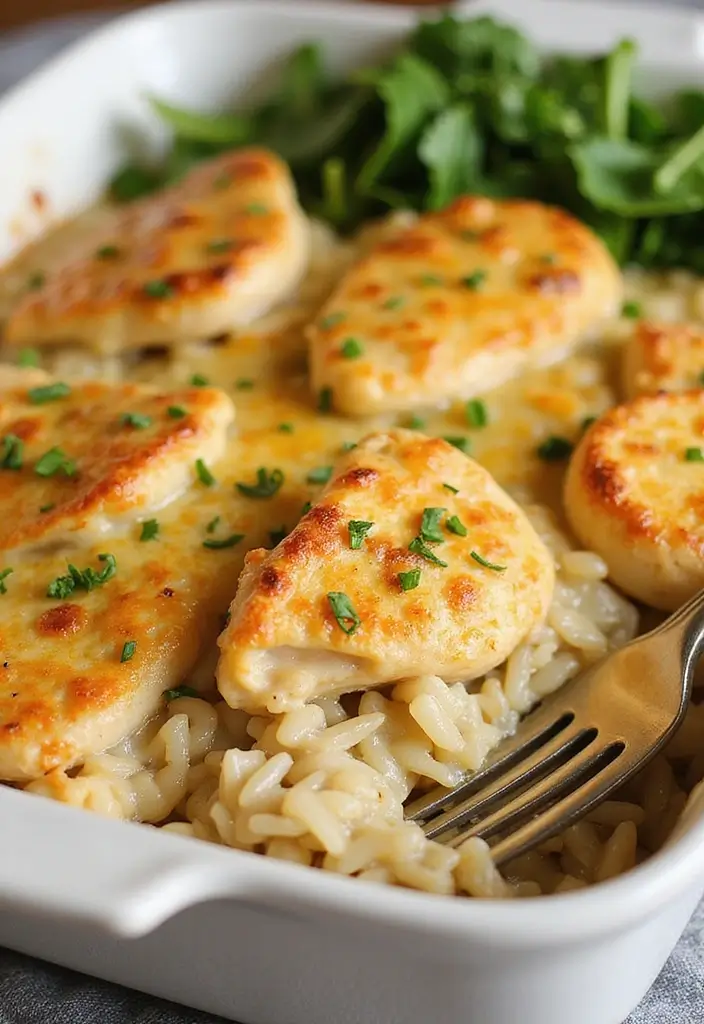 27 Chicken in White Sauce Recipes for Creamy Comfort 69 27 Chicken in White Sauce Recipes for Creamy Comfort - 11. Chicken and Rice Casserole