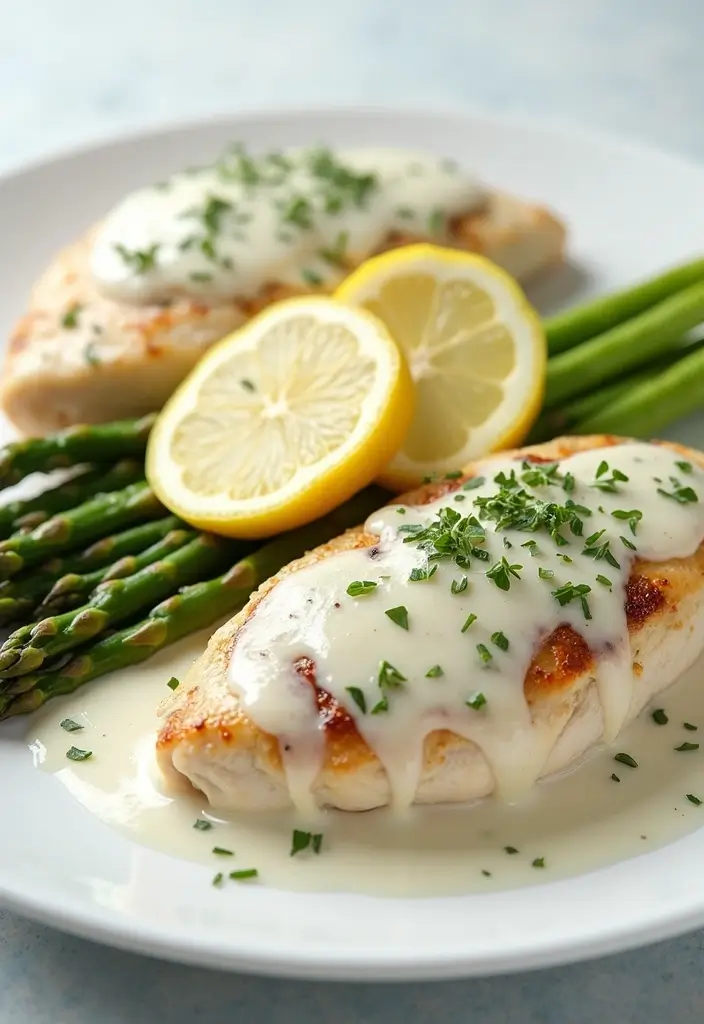 27 Chicken in White Sauce Recipes for Creamy Comfort 102 27 Chicken in White Sauce Recipes for Creamy Comfort - 16. Chicken in White Sauce with Asparagus