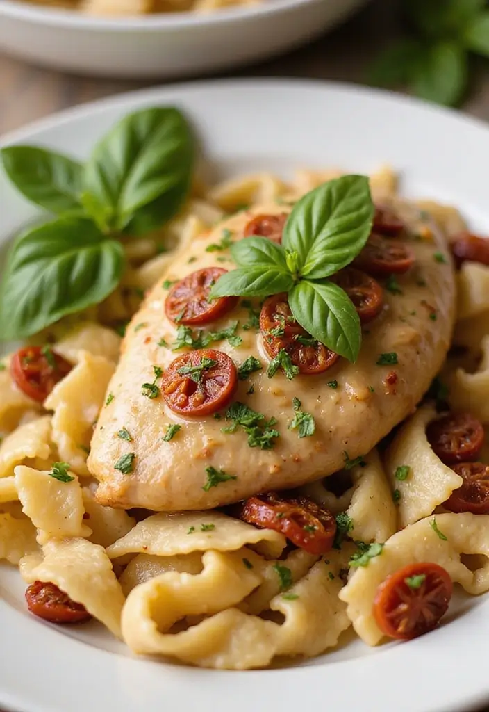27 Chicken in White Sauce Recipes for Creamy Comfort 109 27 Chicken in White Sauce Recipes for Creamy Comfort - 17. Creamy Sun-Dried Tomato Chicken