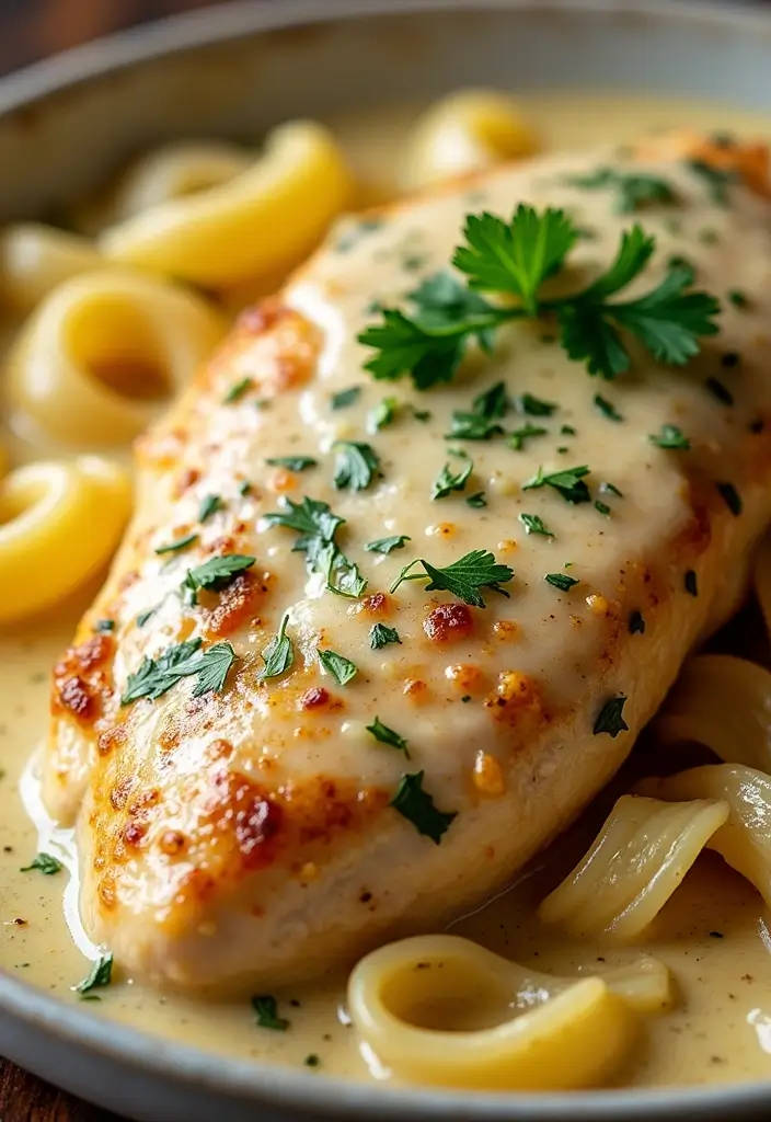 27 Chicken in White Sauce Recipes for Creamy Comfort 177 27 Chicken in White Sauce Recipes for Creamy Comfort - 27. Chicken in Creamy Garlic Parmesan Sauce