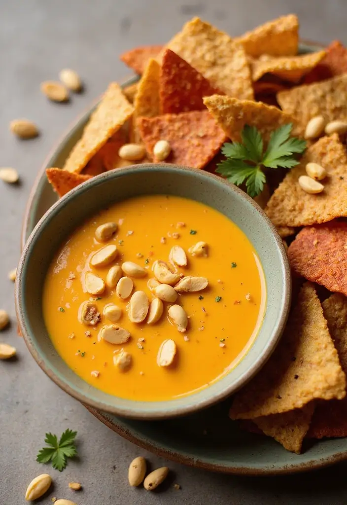 27 Homemade Nacho Cheese Sauce Recipes for Party Snacks 122 27 Homemade Nacho Cheese Sauce Recipes for Party Snacks - 20. Thai Peanut Nacho Cheese