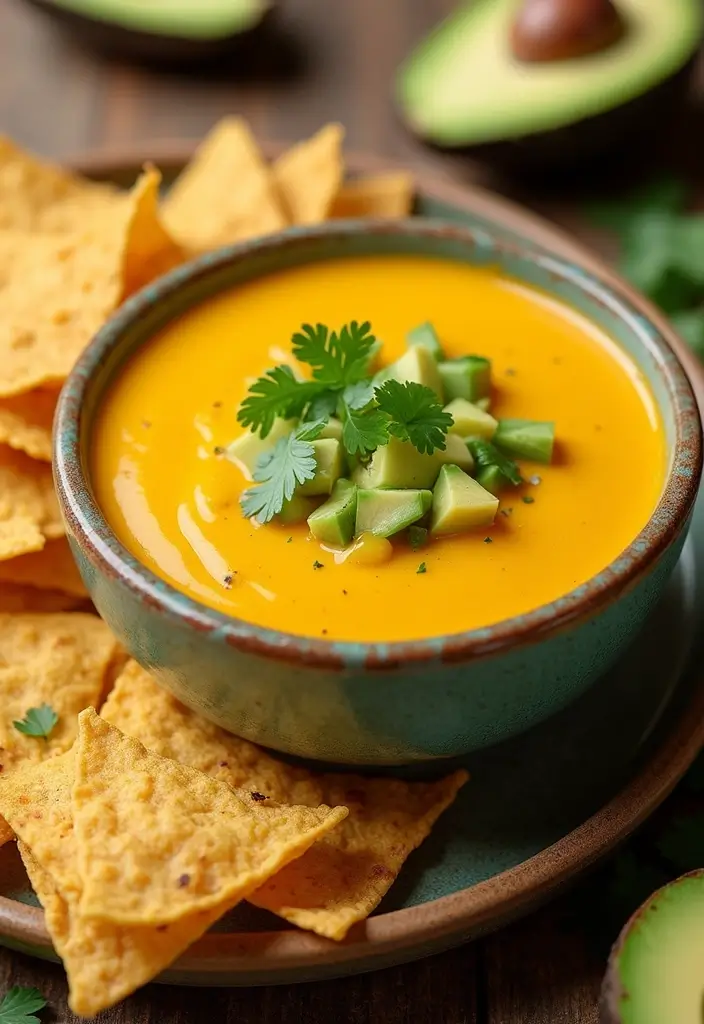 27 Homemade Nacho Cheese Sauce Recipes for Party Snacks 13 27 Homemade Nacho Cheese Sauce Recipes for Party Snacks - 3. Creamy Avocado Nacho Cheese