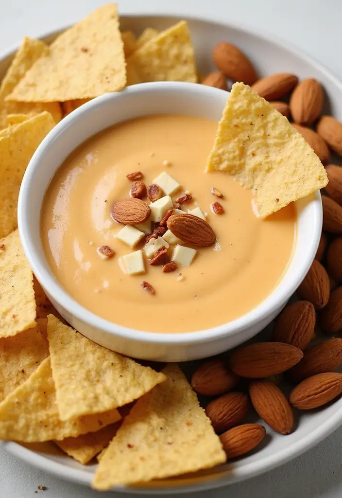 27 Homemade Nacho Cheese Sauce Recipes for Party Snacks 48 27 Homemade Nacho Cheese Sauce Recipes for Party Snacks - 8. Nutty Almond Nacho Cheese