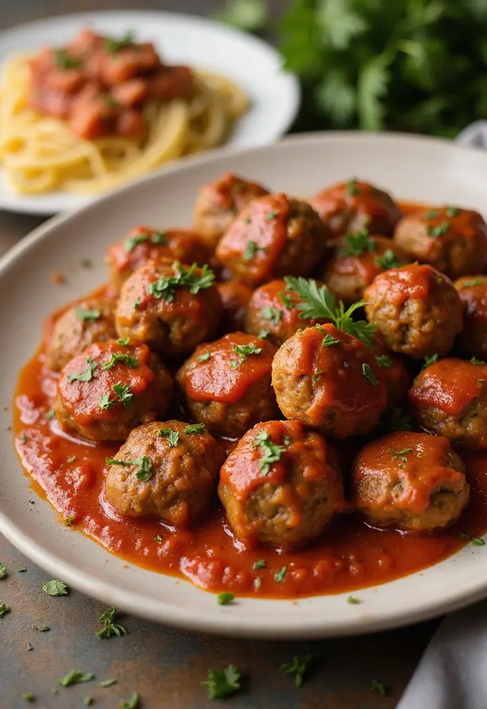 27 Leftover Pasta Sauce Recipes That Taste Even Better 70 27 Leftover Pasta Sauce Recipes That Taste Even Better - 12. Pasta Sauce Meatballs