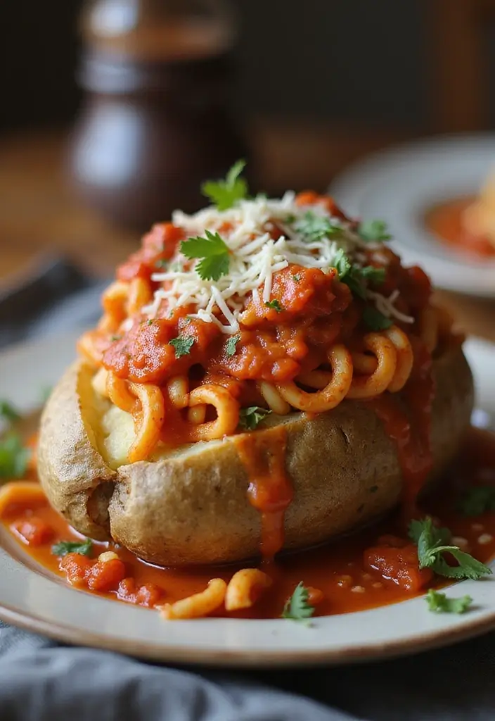 27 Leftover Pasta Sauce Recipes That Taste Even Better 150 27 Leftover Pasta Sauce Recipes That Taste Even Better - 24. Pasta Sauce Baked Potato