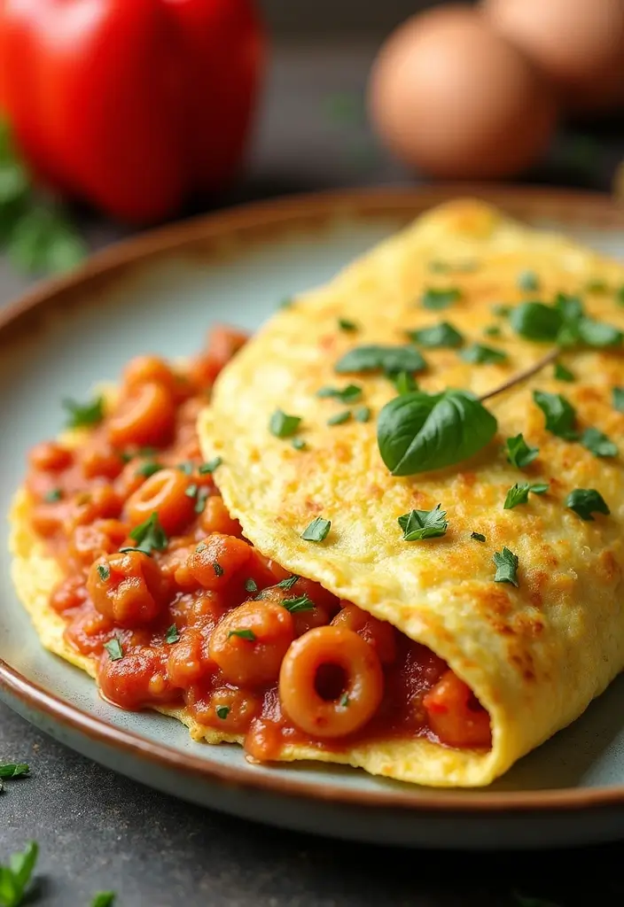 27 Leftover Pasta Sauce Recipes That Taste Even Better 32 27 Leftover Pasta Sauce Recipes That Taste Even Better - 6. Pasta Sauce Omelette