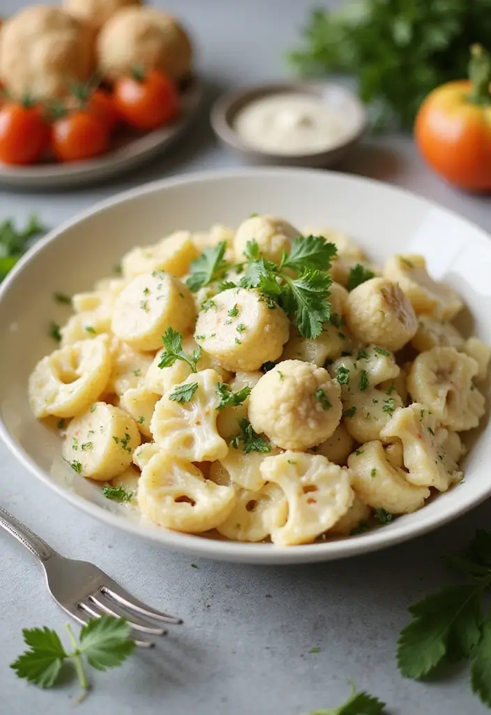 27 Non-Tomato Pasta Sauce Recipes for Creamy Variety 76 27 Non-Tomato Pasta Sauce Recipes for Creamy Variety - 12. Creamy Vegan Alfredo with Cauliflower