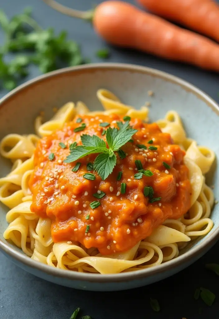 27 Non-Tomato Pasta Sauce Recipes for Creamy Variety 83 27 Non-Tomato Pasta Sauce Recipes for Creamy Variety - 13. Carrot Ginger Cream Sauce
