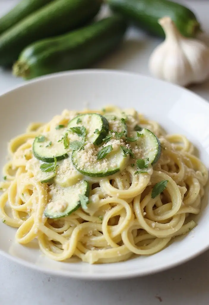 27 Non-Tomato Pasta Sauce Recipes for Creamy Variety 90 27 Non-Tomato Pasta Sauce Recipes for Creamy Variety - 14. Zucchini Alfredo Sauce