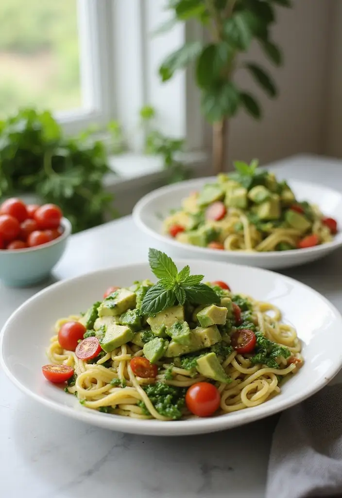 27 Non-Tomato Pasta Sauce Recipes for Creamy Variety 130 27 Non-Tomato Pasta Sauce Recipes for Creamy Variety - 20. Avocado Spinach Sauce