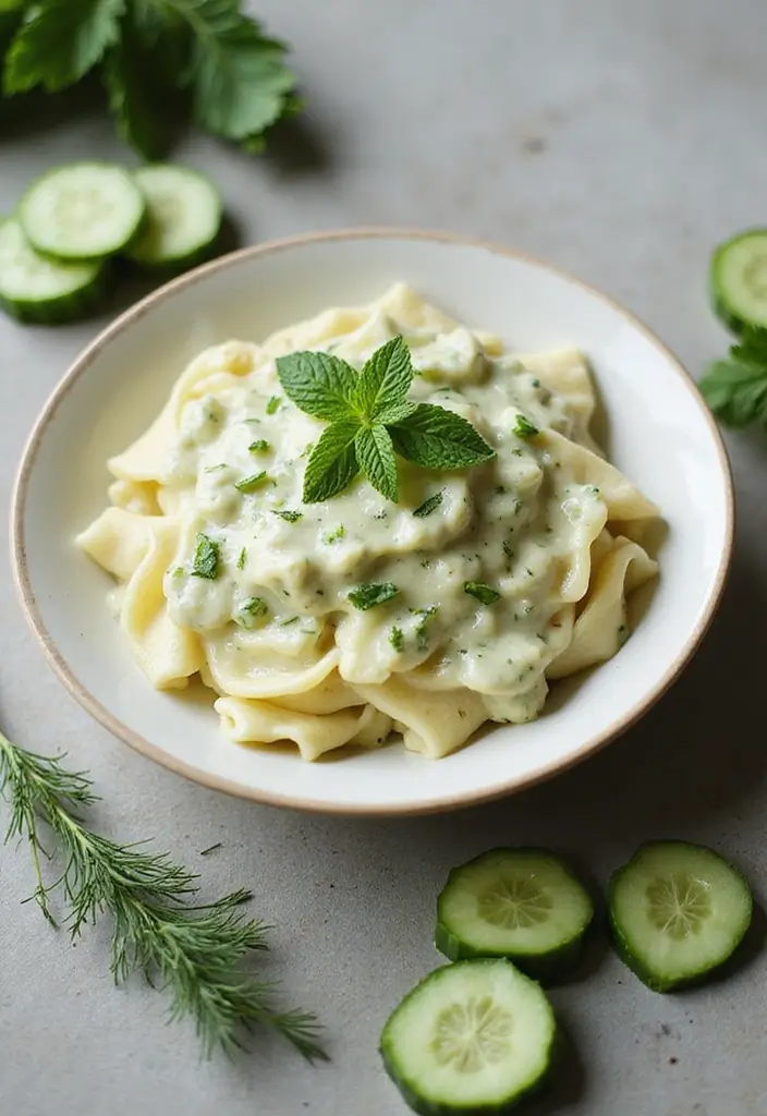 27 Non-Tomato Pasta Sauce Recipes for Creamy Variety 144 27 Non-Tomato Pasta Sauce Recipes for Creamy Variety - 22. Creamy Cucumber Sauce