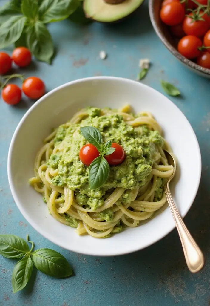 27 Non-Tomato Pasta Sauce Recipes for Creamy Variety 163 27 Non-Tomato Pasta Sauce Recipes for Creamy Variety - 25. Creamy Avocado Pesto