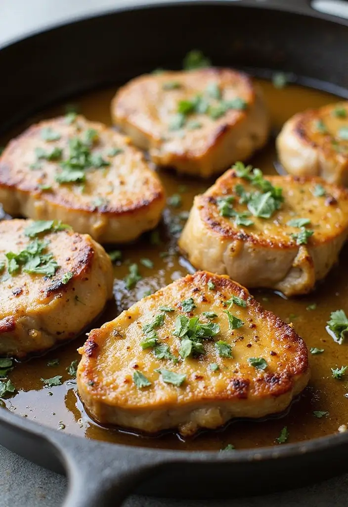 27 Pork Chop Recipes with Sauce for Juicy Results 1 27 Pork Chop Recipes with Sauce for Juicy Results - 1. Garlic Herb Butter Pork Chops